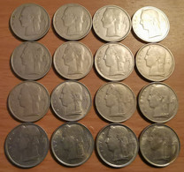 Belgique - 5 Francs - Type Cérès En Français - Lot De 16 Pièces Toutes Différentes. - 5 Francs