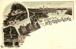 Nederland, RENKUM, Groeten Van De Westerbouwing (1899) Ansichtkaart - Renkum