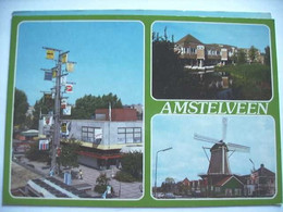 Nederland Holland Pays Bas Amstelveen Met Molen En Reclamepaal - Amstelveen