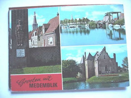 Nederland Holland Pays Bas Medemblik Met Soldaat In Muur - Medemblik