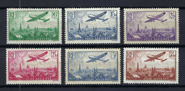 FRANCE Poste Aérienne 1936:  Les Y&T 8-13 (série Complète) Neufs**, Forte Cote - 1927-1959 Postfris