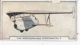 9 Westland Hill Pterodactyl - Aircraft Series 1938 - Godfrey Phillips Cigarette Card - Original - Military - Travel - Phillips / BDV