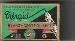 ***  PLUMES  ***  Boite De Plumes  COMPLETE FERMEE -36 Plumes -- Tréraid Plume à Palette  N°803  1et1/2 - Pens