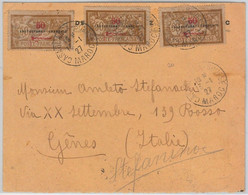 45005 -  PROTECTORAT FRANCAISE MAROC  -  POSTAL HISTORY - COVER To ITALY 1927 - Lettres & Documents