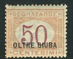 OLTRE GIUBA 1925 SEGNATASSE 50 C. ** MNH - Oltre Giuba