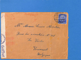 Allemagne Reich 1941 Lettre De Esslingen à La Belgique, Avec Censure  (G3224) - Brieven En Documenten