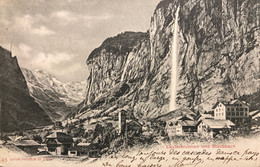 Lauterbrunnen Und Staubbach - Panorama - Suisse Switzerland - Lauterbrunnen