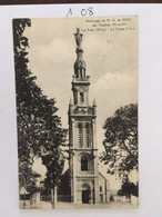 Cpa, écrite En 1937, Pélerinage De N-D De Sion Par Vézelise La Tour La Vierge, Cachet, Timbre, 54 Meurthe Et Moselle - Vezelise