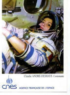 Claudie ANDRE DESHAYS   Cosmonaute Du CNES - Espacio