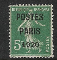 France Préoblitéré N°24 Oblitéré, Superbe Centrage, Signé Calves Cote 170€ - 1893-1947