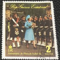 Equitorial Guinea 1977 The 25th Anniversary Of The Reign Of HRM The Queen Elizabeth II 2e - Used - Equatorial Guinea