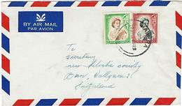 NZ - SWITZERLAND 1955 QEII COMMERCIAL COVER 1/9 RATE - Lettres & Documents