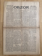 Magazine Newspapers NO000054 - Obzor #3 Austria Hungary Croatia (Hrvatska) Zagreb 1918-01-04 WW1 - Sonstige & Ohne Zuordnung