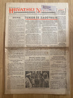 Magazine Newspapers NO000070 - Hrvatski Narod #1092 Croatia (Hrvatska) NDH 1944-07-26 Ustase WW2 - Sonstige & Ohne Zuordnung