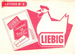 ¤¤  -  BUVARDS   -  " LIEBIG "    -   Illustrateur  -  Poule    - Voir Description  -  ¤¤ - Sopas & Salsas