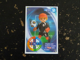 CARTE CARREFOUR PLAYMOBIL N° 10 - FOOTBALL GARDIEN DE BUT - Other & Unclassified