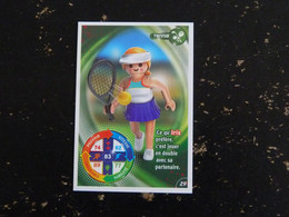CARTE CARREFOUR PLAYMOBIL N° 29 - TENNIS - Other & Unclassified