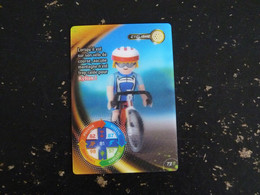 CARTE CARREFOUR PLAYMOBIL N° 72 - CYCLISME - Autres & Non Classés