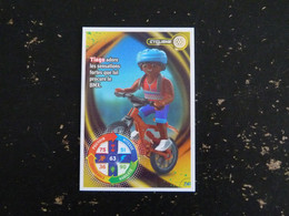 CARTE CARREFOUR PLAYMOBIL N° 74 - CYCLISME - Autres & Non Classés