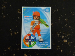 CARTE CARREFOUR PLAYMOBIL N° 89 - SKI - Other & Unclassified
