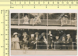 OPATIA, ABBAZIA, Atelier E. Jellusnich People On Board, Women W Hat Hrvatska, CROATIA, Italy Italia, Vintage Old Photo - Non Classés