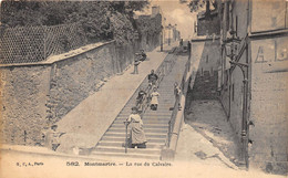 PARIS-LA RUE DU CALVAIRE - Sonstige & Ohne Zuordnung