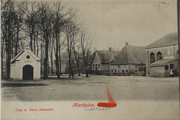Oldemarkt (Ov.) Marktplein 1905 Uitg. H. Fleer /rode Inkt Vlek - Autres & Non Classés