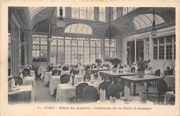 PARIS-HÔTEL DU LOUVRE, INTERIEUR DE LA SALLE A MANGER - Louvre