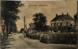 Hardenberg (Ov.) Stationsweg 1937 Iets Verkleurd - Andere & Zonder Classificatie