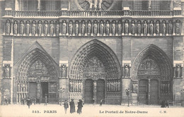 PARIS-LE PORTAIL DE NOTRE-DAME - Notre Dame De Paris