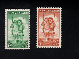 1348218395  1942 SCOTT B20 B21 (XX) POSTFRIS MINT NEVER HINGED POSTFRISCH EINWANDFREI  -  CHILDREN IN SWING - Unused Stamps