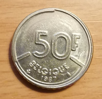 Belgique - 50 Francs - Baudouin 1er - Année 1987 (en Français) - 20 Francs