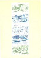 Sweden:Local Traffic - A Booklet Of 5 Stamps, 1977 - Stamps (pictures)