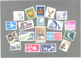 Samples Of Swedish Stamps 1971-1972 - Stamps (pictures)