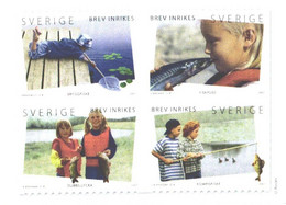 Swedish Stamps On Postcard, 2007 - Stamps (pictures)