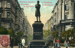 RUSSIE RUSSIA  SAINT PETERSBOURG  Monument De Pouchkine - Russia