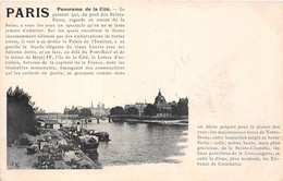 PARIS-PANORAMA DE LA CITE - Arrondissement: 01