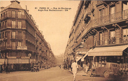 PARIS-RUE DE MAUBEUGE- ANGLE RUE ROCHECHOUART - Arrondissement: 09