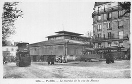 PARIS-LE MARCHE DE LA RUE DE MEAUX - Arrondissement: 19