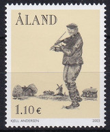 MiNr. 226 Finnland Alandinseln2003, 1. Aug. Musikalisches Kulturerbe: 100 Jahre Spielmannsgilde Postfrisch/**/MNH - Aland