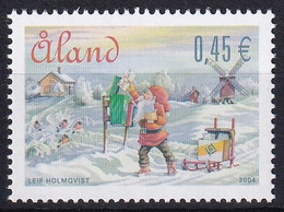 MiNr. 243 Finnland Alandinseln2004, 8. Okt. Weihnachten Postfrisch/**/MNH - Aland