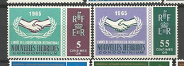 NOUVELLES-HEBRIDES  N° 223 Et 224 NEUF* TRACE DE  CHARNIERE / MH - Unused Stamps