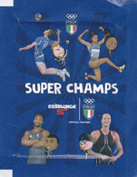 BUSTINA  FIGURINE ATLETICI ITALIANI - ESSELUNGA - SUPER CHAMPS OLIMPIADI DI TOKYO 2020 - Athlétisme