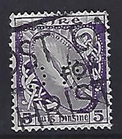 Ireland 1922-23  5d (o) Mi.45 A (perfin DC) - Usados