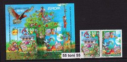 2010 EUROPE - Cept (children's Books - Folk Tales) 2v.+S/S- Used(O) BULGARIA / BULGARIE - Gebraucht