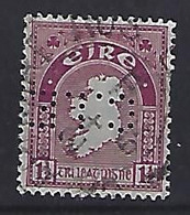 Ireland 1940 1.1/2d (o) Mi.73  (perfin CTE) - Gebraucht