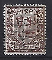 Ireland 1940 2.1/2d (o) Mi.75  (perfin W T) - Gebraucht