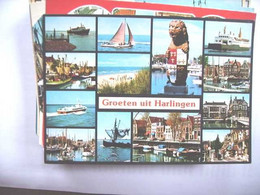 Nederland Holland Pays Bas Harlingen Met Natuur En Stad En Vertier - Harlingen