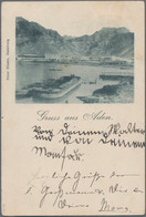 Aden: 1898 Picture Postcard "Gruss Aus Aden" (Greetings From Aden) Used To Germany, Franked By Germa - Yemen