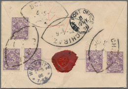 Iran: 1903/1906 Two Covers To Germany, With 1) 1903 Registered Cover From Tauris To Halle Franked On - Irán